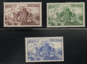 South Vietnam Scott 27-29 MH*  Mythological Turtle Bearing Gifts set