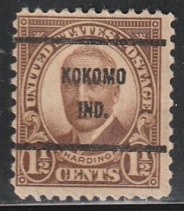 Precancel - Kokomo, IN - PSS 684-61