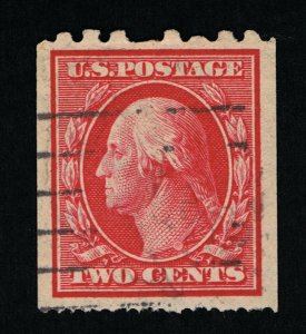 VERY AFFORDABLE GENUINE SCOTT 391 USED 1910 PERF-8½ SL-WMK COIL SINGLE #12302