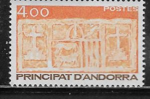 Andorra  #332  4f   (MNH) CV $3.50