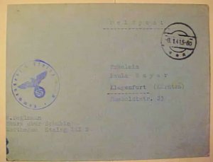 GERMANY FELDPOST  STALAG XX1 B  JA 1941