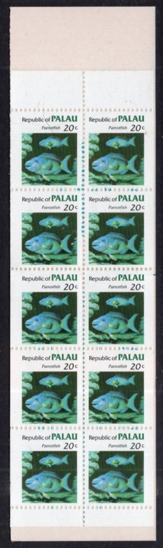 Palau 14b Marine Life Booklet MNH VF