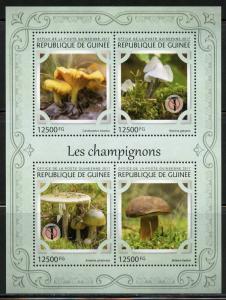 GUINEA 2017 MUSHROOMS SHEET MINT NH