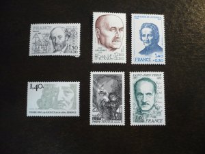 Stamps - France - Scott# B523-B528 - Mint Never Hinged Set of 6 Stamps