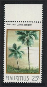 Mauritius Blue Latan Palm Tree 25c 1984 MNH SG#686