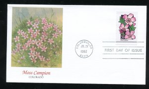 US 2686 Wildflowers - Moss campion UA Fleetwood cachet FDC 