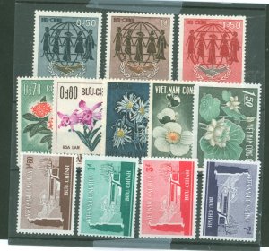 Vietnam/North (Democratic Republic) #258-69  Single (Complete Set)