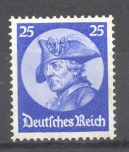 Germany 1933 Frederick the Great, 25 Pfg. mint very lightly hinged