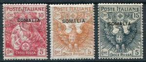 SOMALIA ~ #B1-3 MNH Short Set F-VF Original Gum. Cat.220.00