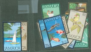 Jamaica #465-81  Single (Complete Set)