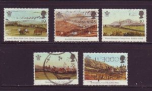 Great Britain  Sc 1548-52 1994 Pr of Wales Paintings stamp set used