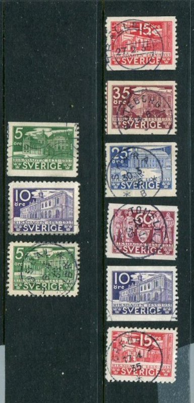 Sweden #239-47 Used