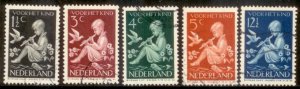 Netherlands 1938 SC# B108-12 Used E48