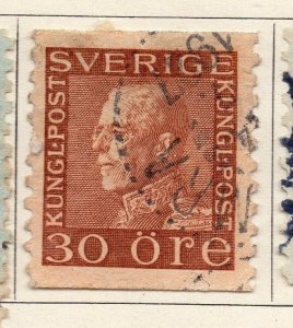 Sweden 1920-25 Early Issue Fine Used 30ore. 127576