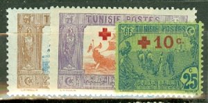 DS: Tunisia B3-11 mint CV $280.50; scan shows only a few