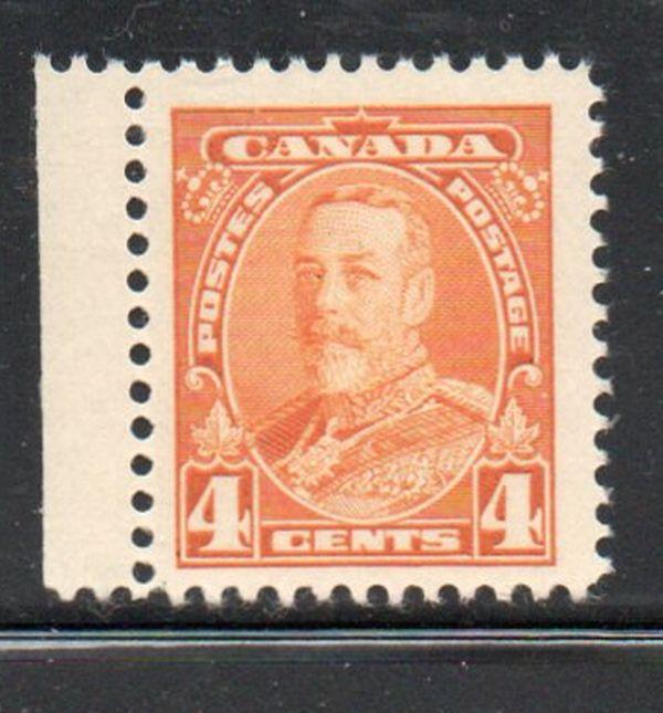 Canada Sc 220 1935 4 c George V  stamp mint NH