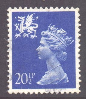 GB Regional Wales SG W53, 1971 Machin 20.1/2p used