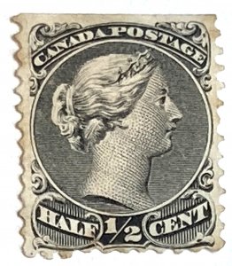 CANADA 1869 #21 Large Queen Issue - MNG