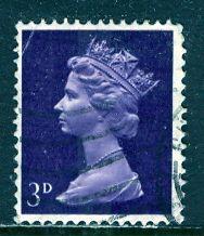 Great Britain; 1968: Sc. # MH5: O/Used Single Stamp