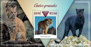 GUINEA-BISSAU 2015 MNH.  BIG CATS   |  Michel Code: 7803 / Bl.1358