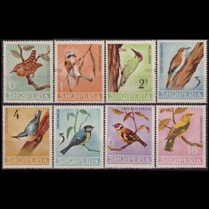 ALBANIA 1964 - Scott# 746-53 Birds Set of 8 LH