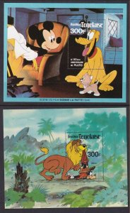 Togo 1072-1072A Disney's Souvenir Sheet MNH VF