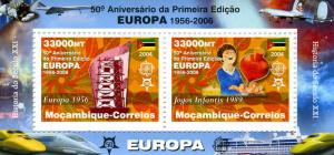 MOZAMBIQUE 2006 CONCORDE Europa CEPT Mini Sheet Perforated mnh.vf