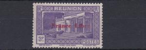 FRENCH COLONIES  REUNION  1943  3F VIOLET   FRANCE LIBRE    MH       