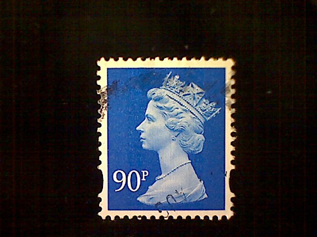 Great Britain, Scott #MH372A, used(o), 2009, Machin: Queen Elizabeth II, 90p