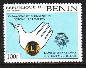 Benin 811A Lion's Club MNH 