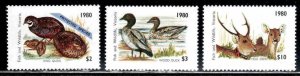 Australia, Victoria ~ Cplt Set of 3 ~ Fish & Game Stamps ~ Mint, NH (1980)