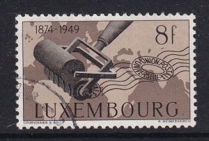 Luxembourg   #264 used 1949  UPU anniversary  8fr