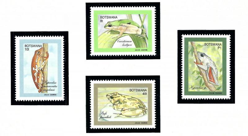 Botswana 510-13 MNH 1992 Climbing Frogs