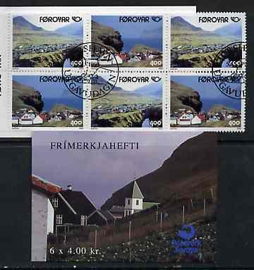 Booklet - Faroe Islands 1993 Postal Co-operation 24k book...