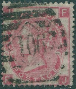 Great Britain 1873 SG143 3d rose QV plate 5 JFFJ FU