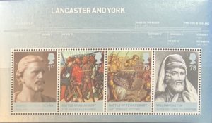 GREAT BRITAIN MINIATURE SHEET 2008 HOUSES OF LANCASTER  SGMS2818 MNH