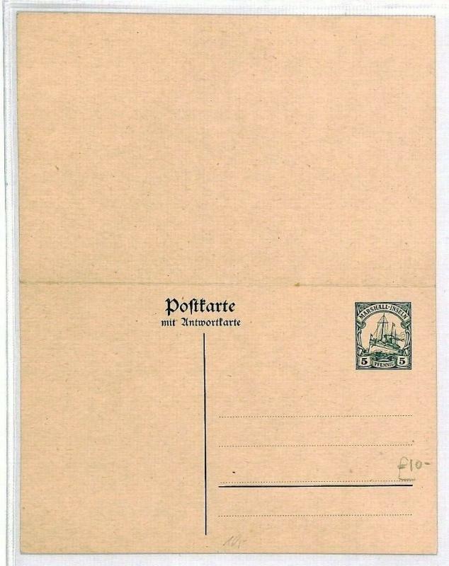 Marshall Islands Postal Stationery Postcard {samwells-covers}CU41