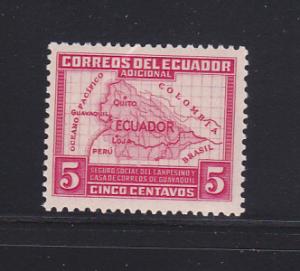 Ecuador RA41 Set MNH Map