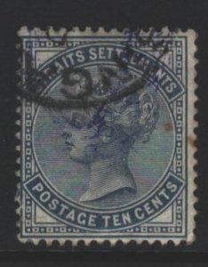 Straits Settlements Sc#51 Used