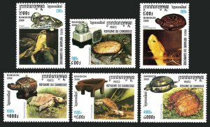 Cambodia 1917-1922, MNH. Bangkok 2000. Turtle-shaped objects and turtles.