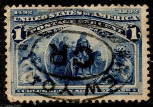 US Stamps #230 USED COLOMBIAN ISSUE