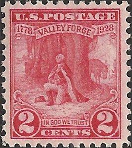 # 645 MINT NEVER HINGED CARMINE ROSE GEORGE WASHINGTON AT...