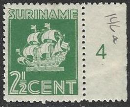 Suriname #146a Mint No Gum Perf 13 cv $9