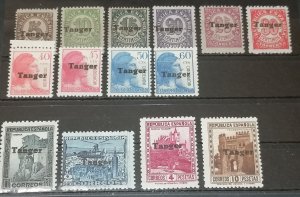 Spanish Tangier 1939 complete set MNH