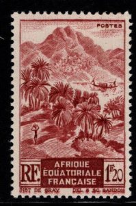 French Equatorial Africa Scott 173 MH* stamp