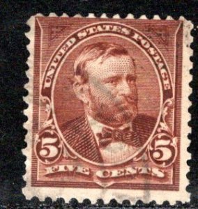 United States Scott # 255, used