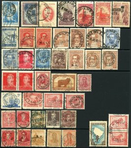 Argentina Postage Postmark Variety Latin America Stamp Collection Bullseye SOTN