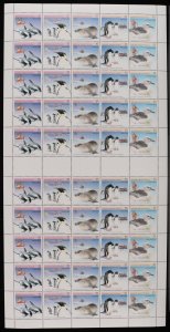 AUSTRALIA ANTARCTIC TERR 1986 Treaty & Wildlife part sheets MNH **. Retail $130.