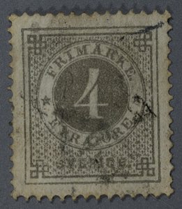 Sweden #29 Used Very Fine Light Cancel HRM