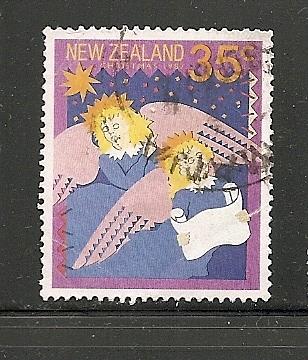 New Zealand Christmas stamp used s.c.# 880